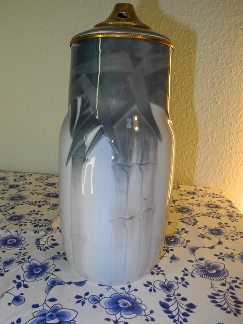 Bamboo vase lamp body