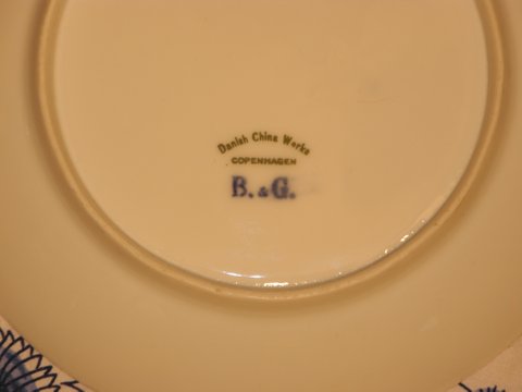 B&G Christmas Plate 1895