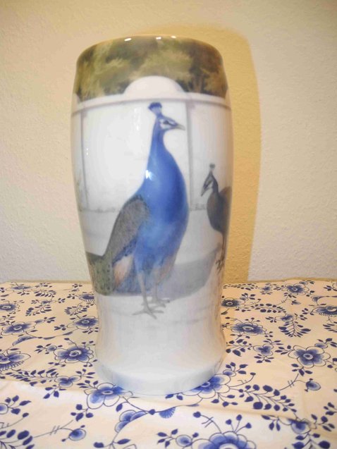 Peacock Vase
