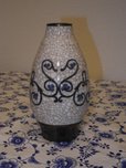 Art Nouveau Crackle Vase