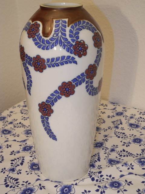 Enamel Glaze Vase Lamp