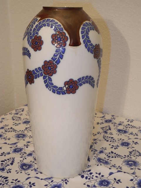 Enamel Glaze Vase Lamp