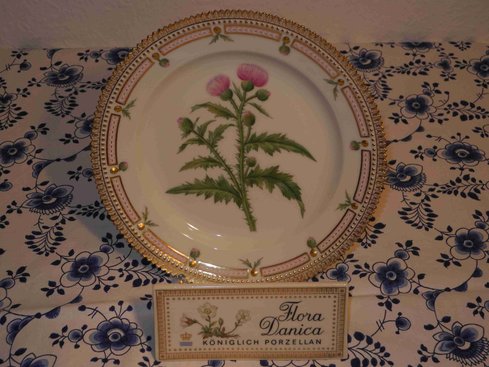 Flora Danica Flower Plate