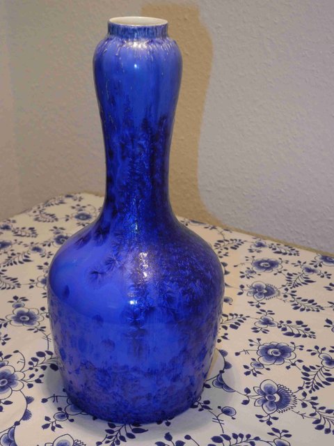 Blue Crystalline Glaze Vase