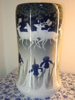 Heilmann - vase with deer and lilies