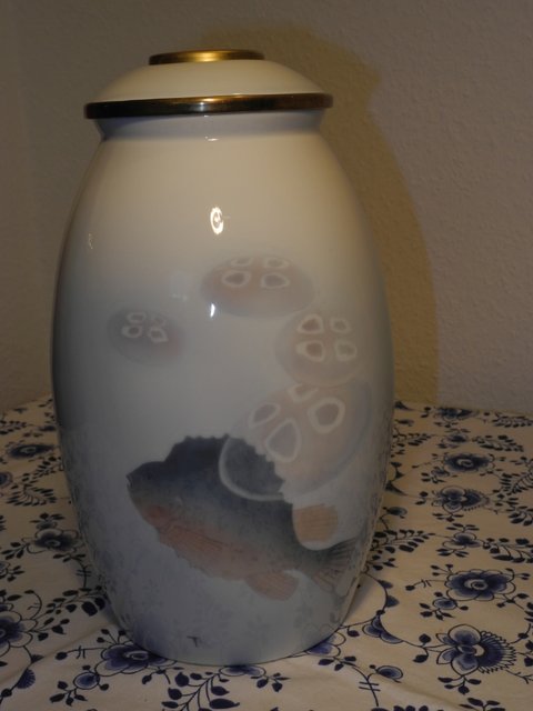 Fish & Jellyfish Vase