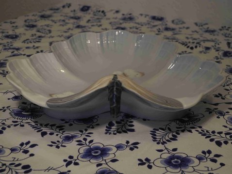 Dragonfly and butterfly dish