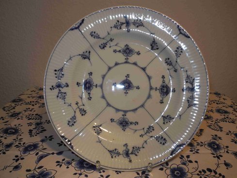 Blue Fluted Old Plate