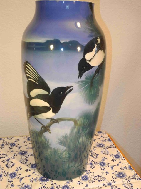 Huge KL Bird Vase