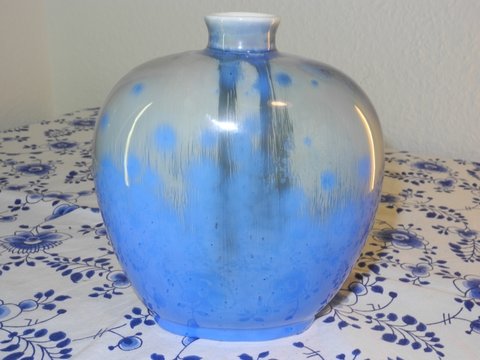 Crystal glaze bottle vase
