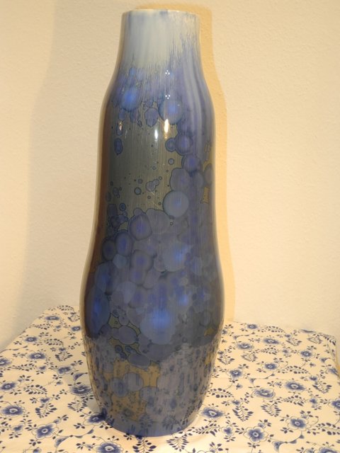 Crystalline Glaze blue Vase