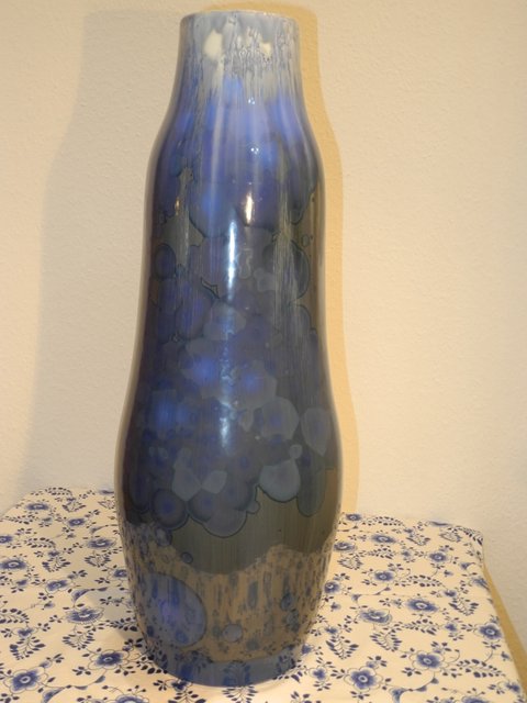 Crystalline Glaze blue Vase